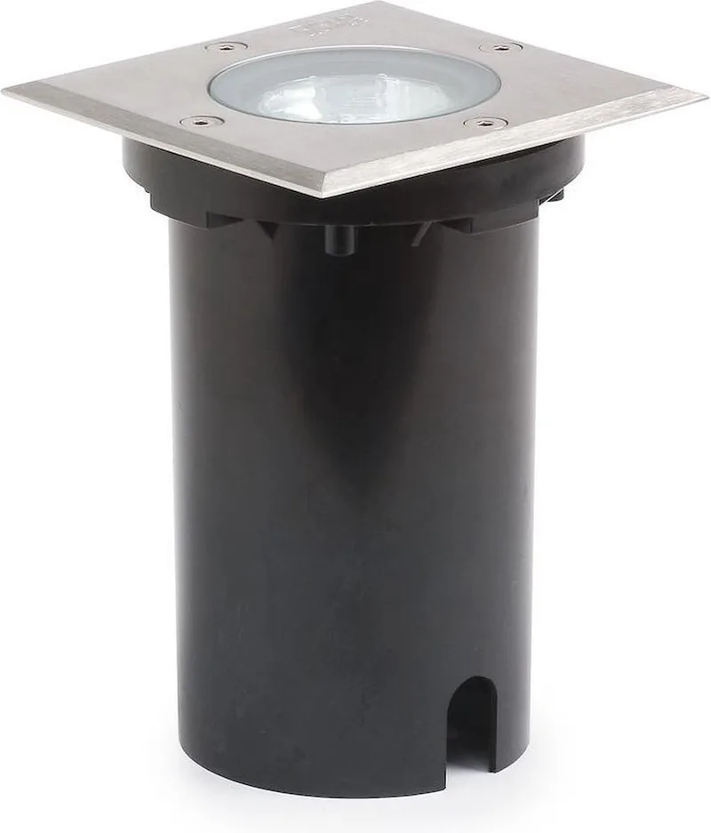 Grondspot Vierkant 7w 230v Rvs/aluminium 15 Cm by Konstsmide in Black – product photo