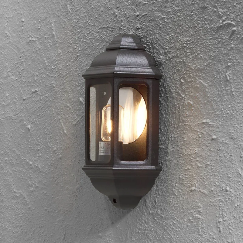Cagliari 7011-750 Applique extérieure E27 100 W noir de Konstsmide en Transparent – photo produit