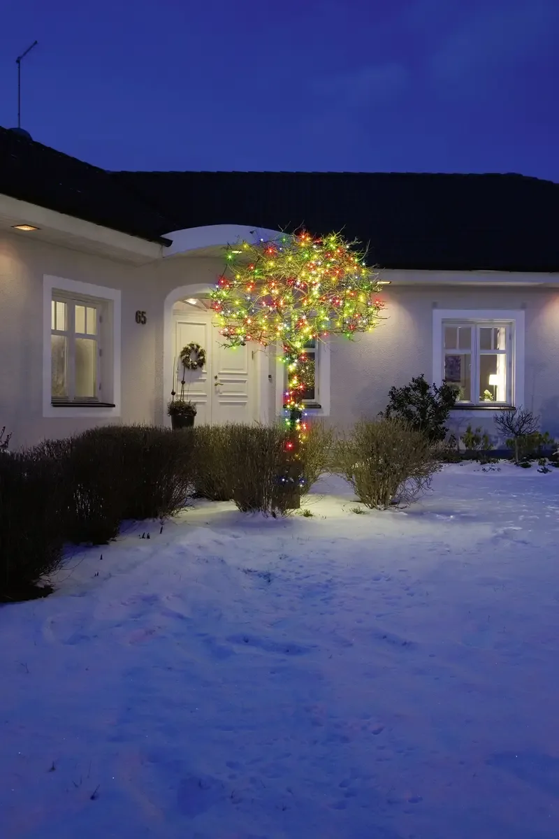 Konstsmide 3632-500 Micro-lichtketting Buiten werkt op het lichtnet Aantal lampen 180 LED Meerkleurig Verlichte lengte: 5.53 m von Konstsmide – Produktfoto