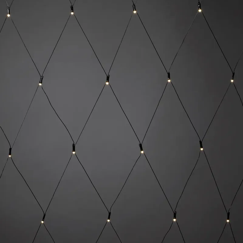 Konstsmide 3788-100 Filet lumineux pour lextérieur CEE: G (A - G) sur secteur Nombre de lumière 120 LED blanc chaud Longueur éclairée: 1.5 m de Konstsmide – photo produit
