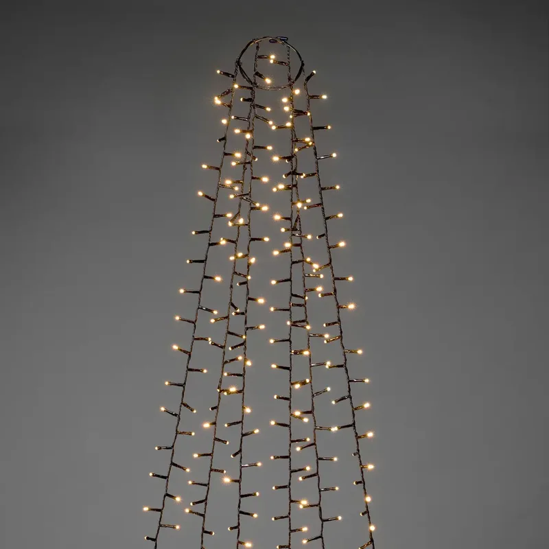 Konstsmide 6650-800 Lampe LED pour sapin pour lextérieur CEE: F (A - G) sur secteur LED ambré Longueur éclairée: 2.4 m de Konstsmide – photo produit