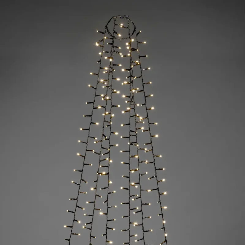 Sapin LED d'intérieur/extérieur avec fonction minuterie, blanc chaud de Konstsmide – photo produit