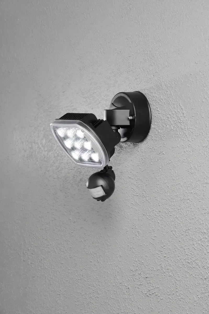 Projecteur LED extérieur avec détecteur de mouvements Konstsmide 9 W N/A noir de Konstsmide – photo produit