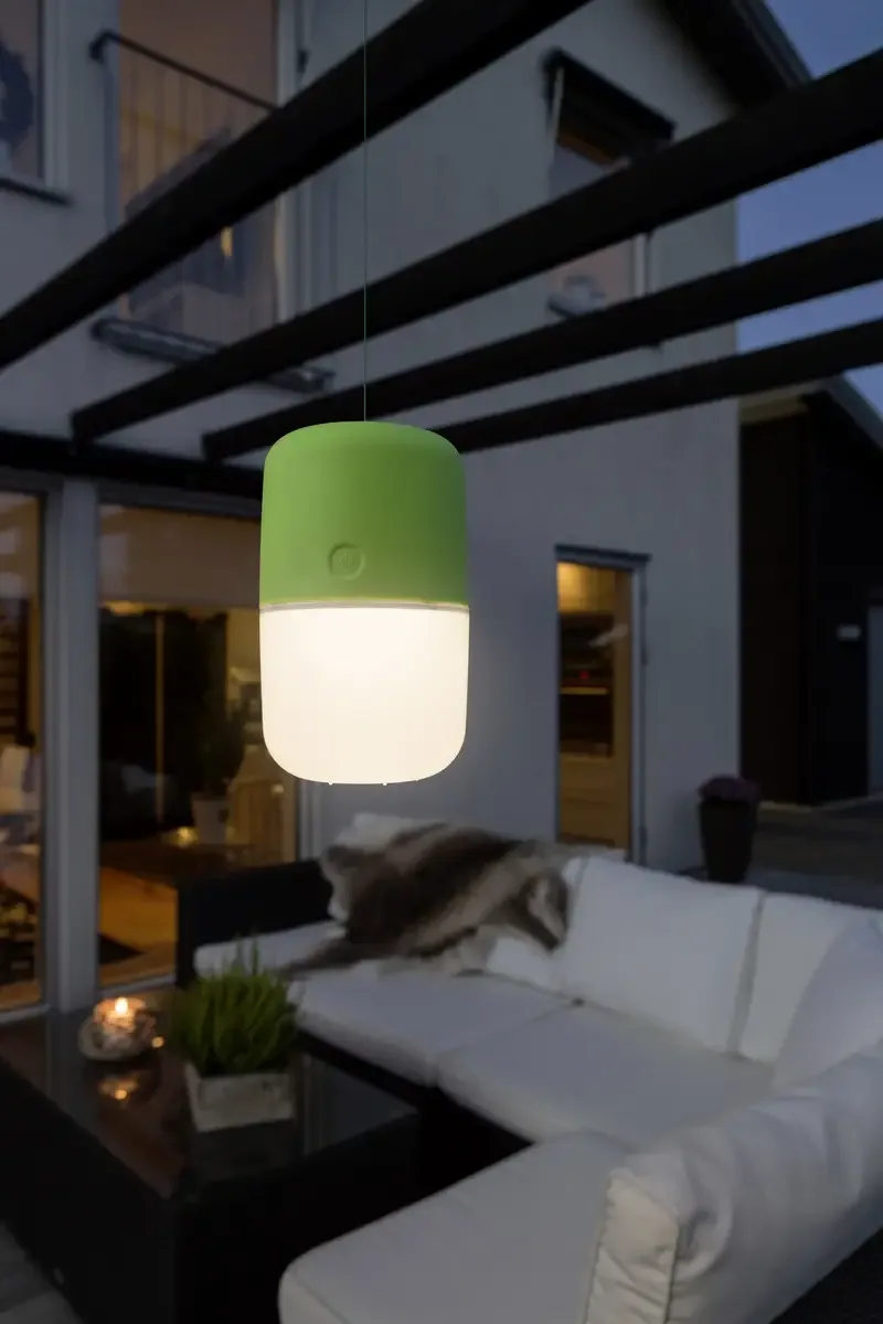 Konstsmide 7805-602 Assisi Tafellamp op zonne-energie 1 W Warmwit by Konstsmide in Green – product photo