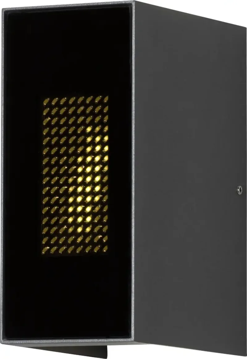 Konstsmide 7866-370 Buitenlamp (wand), Wandlamp Energielabel: G (A - G) 9 W Antraciet, Antraciet (mat) by Konstsmide in Anthracite – product photo