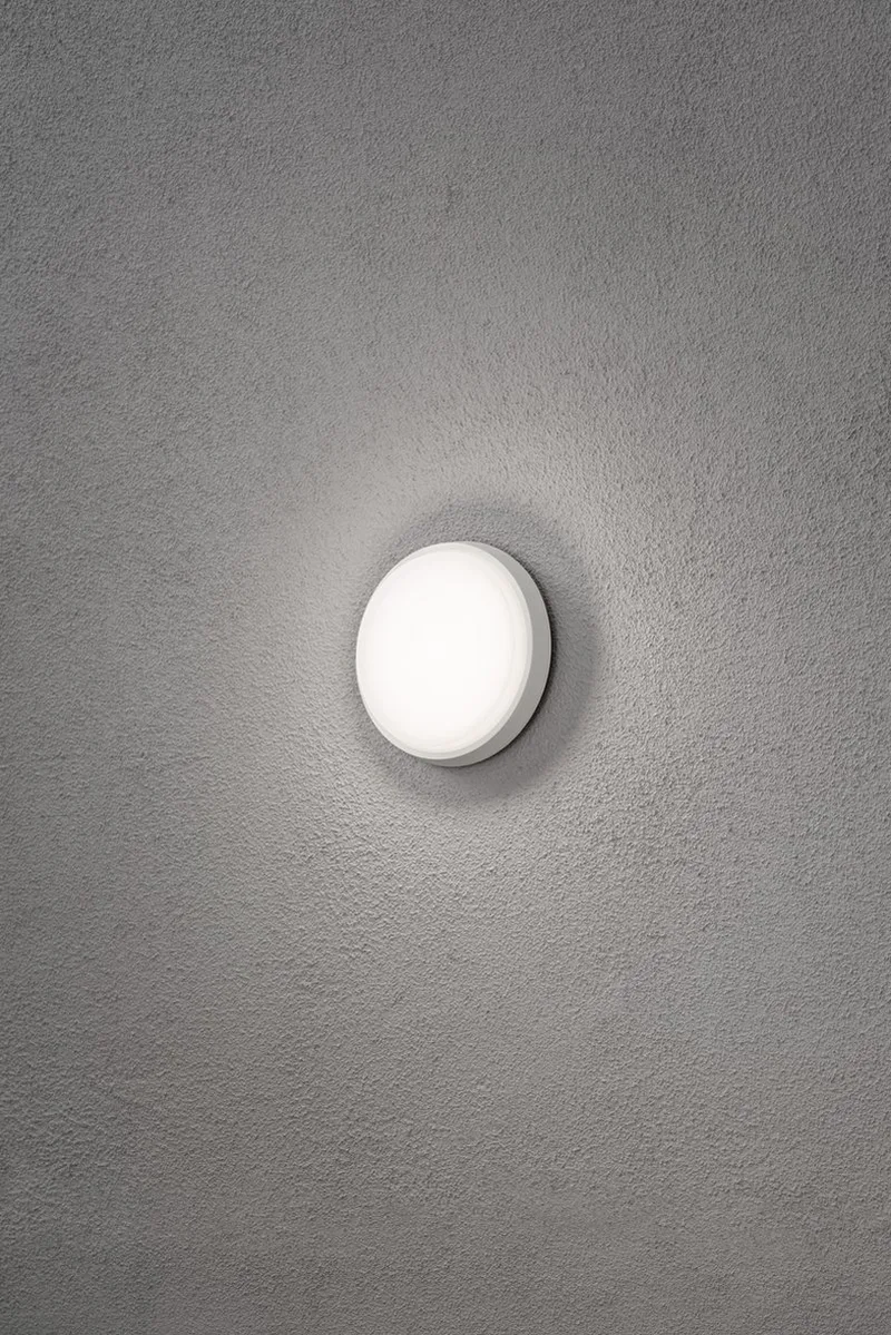 LED buitenwandlamp Cesena, rond by Konstsmide in White – product photo