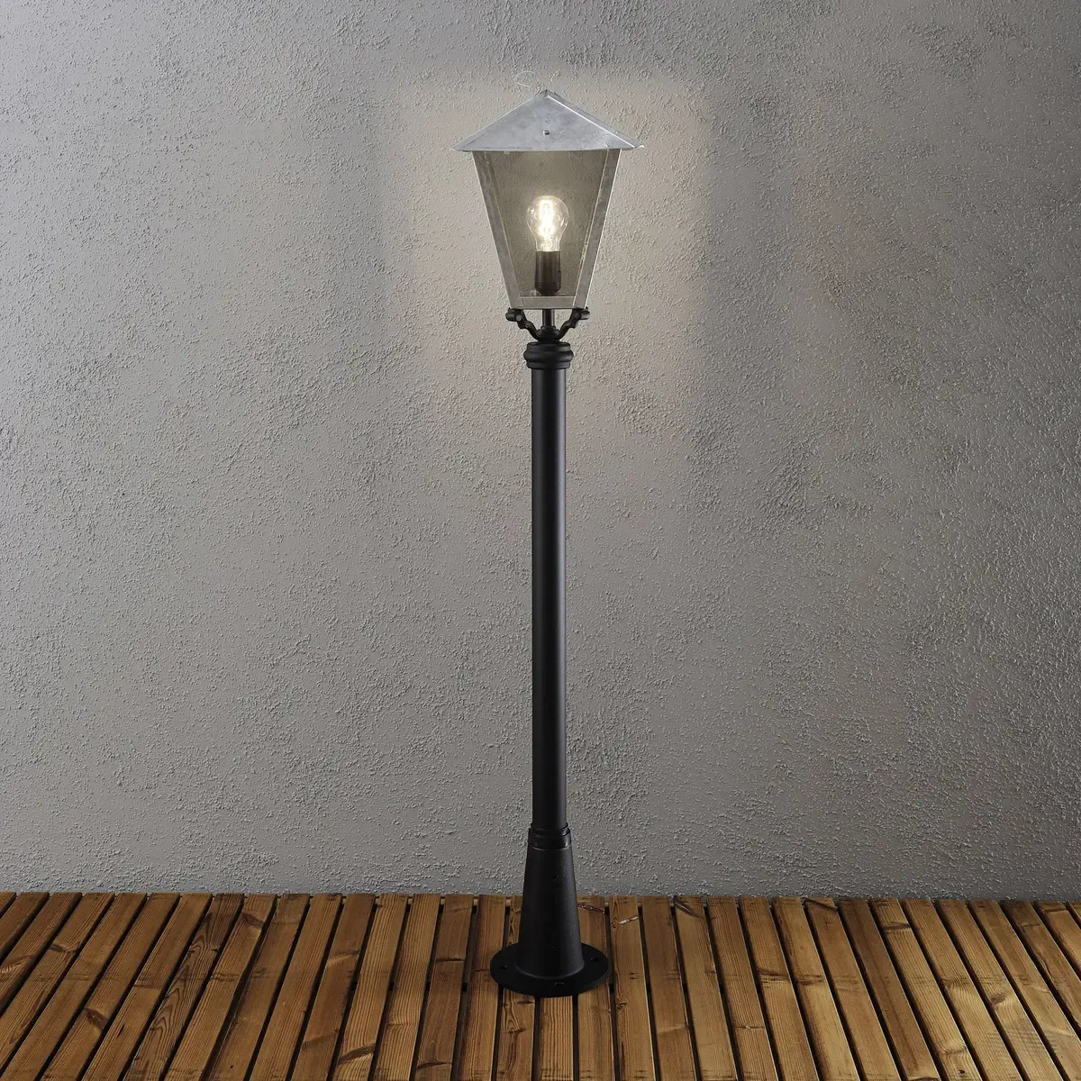Lampadaire extérieur Konstsmide Benu 100 W 128 cm fra Konstsmide i Acier – produktbillede