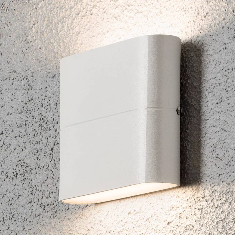 LED buiten wandlamp Chieri 11 cm van Konstsmide in Wit – productfoto