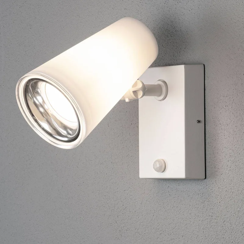 Fano 7873-250 Applique extérieure avec détecteur de mouvement LED E27 25 W blanc de Konstsmide en Blanc – photo produit