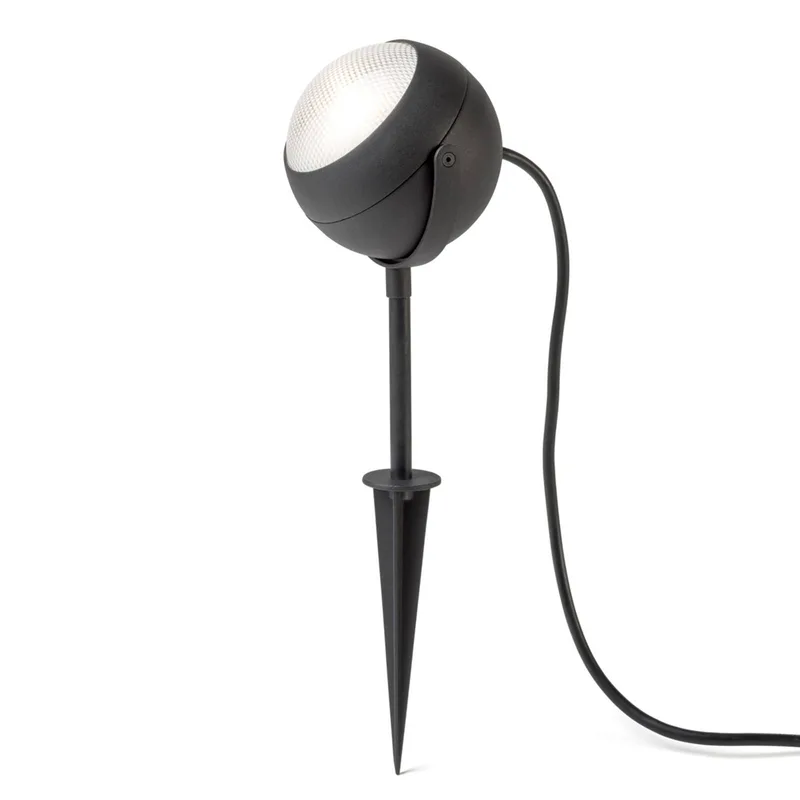 LED grondspies lamp Lecce, zwart van Konstsmide in Zwart, Transparant – productfoto