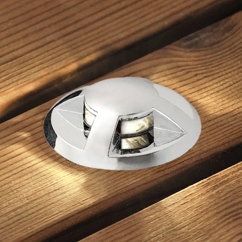 LED grondspot inbouwlamp, Mini, set van 6, gewelfd de Konstsmide en Zilvergrijs – photo produit