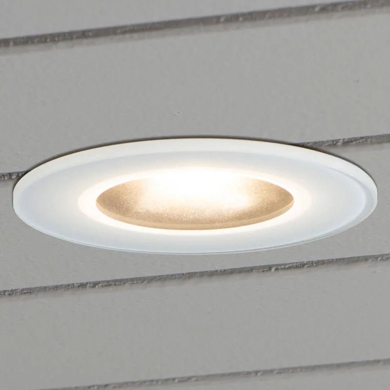 LED-indbygningslampe 7875 til udendørs loft, hvid fra Konstsmide i Hvid – produktbillede