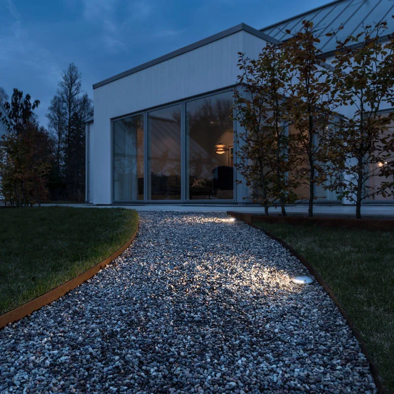 LED indbygningslampe Detlef til jord og mur, IP65 fra Konstsmide i Alu – produktbillede