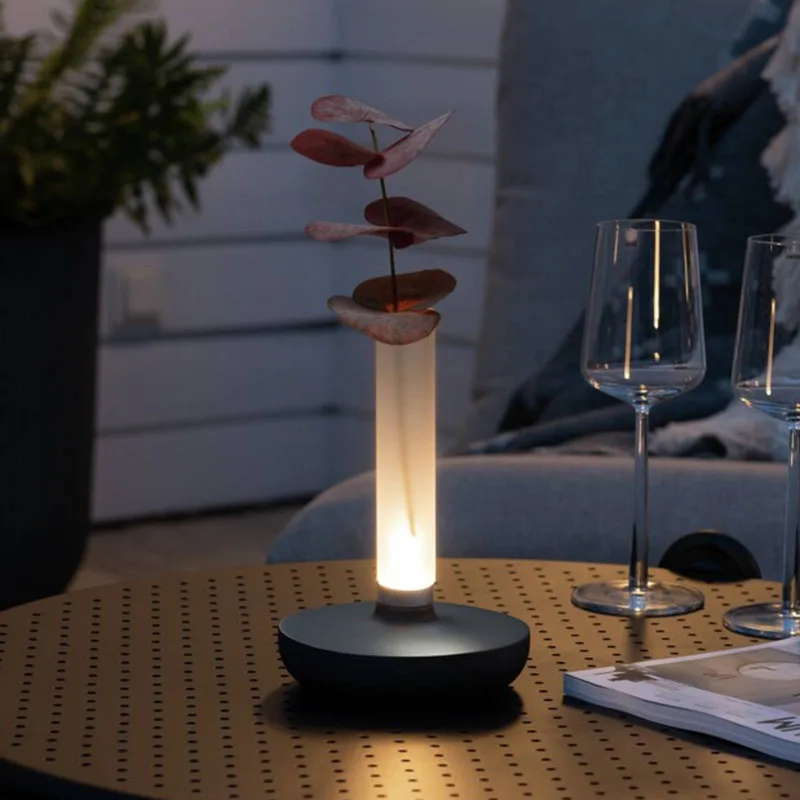 Konstsmide 7827-373 Biarritz Lampe de poche LED sans fil vert foncé de Konstsmide en Gris foncé, Mat – photo produit