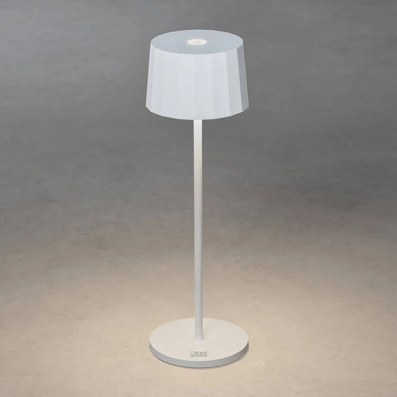 LED tafellamp Positano voor buiten by Konstsmide in White – product photo