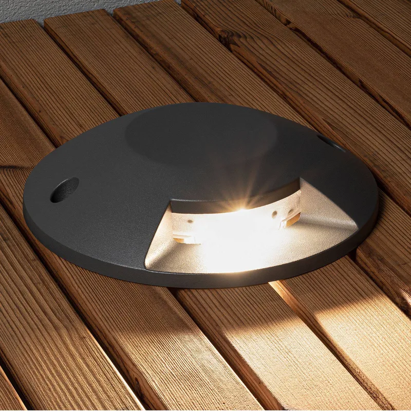 LED-Bodenstrahler 7880-370, einflammig von Konstsmide in Anthrazit, Transparent – Produktfoto