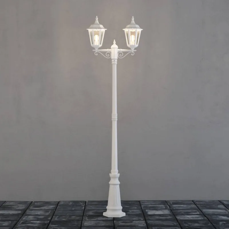 Mastlamp Firenze, 2-lamps, wit by Konstsmide in Transparent – product photo