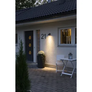 Modena wandarmatuur mat zwart buitenlamp 12cm fra Konstsmide – produktbillede 2 af 3