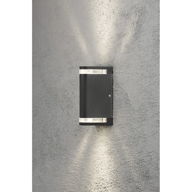 Modena wandarmatuur mat zwart buitenlamp 24cm fra Konstsmide – produktbillede 3 af 3