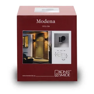 Modena wandarmatuur mat zwart buitenlamp 9cm de Konstsmide – photo produit 3 sur 3