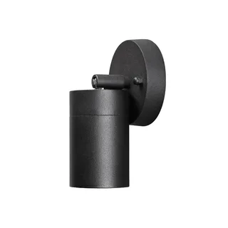 Modena wandarmatuur mat zwart buitenlamp richtbaar von Konstsmide – Produktfoto 1 von 3