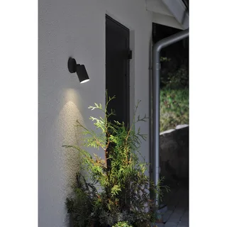 Modena wandarmatuur mat zwart buitenlamp richtbaar von Konstsmide – Produktfoto 2 von 3