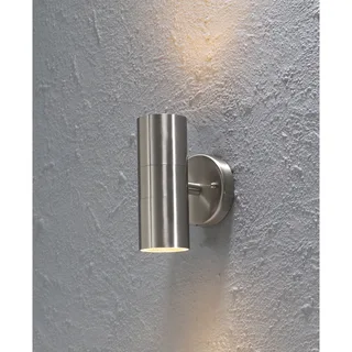 Modena wandarmatuur roestvrij staal buitenlamp 17cm fra Konstsmide – produktbillede 3 af 3