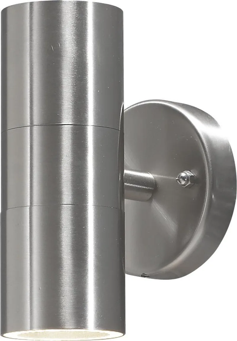Modena - Wandspot twin 17cm - 230V - GU10 från Konstsmide i Rvs – produktbild