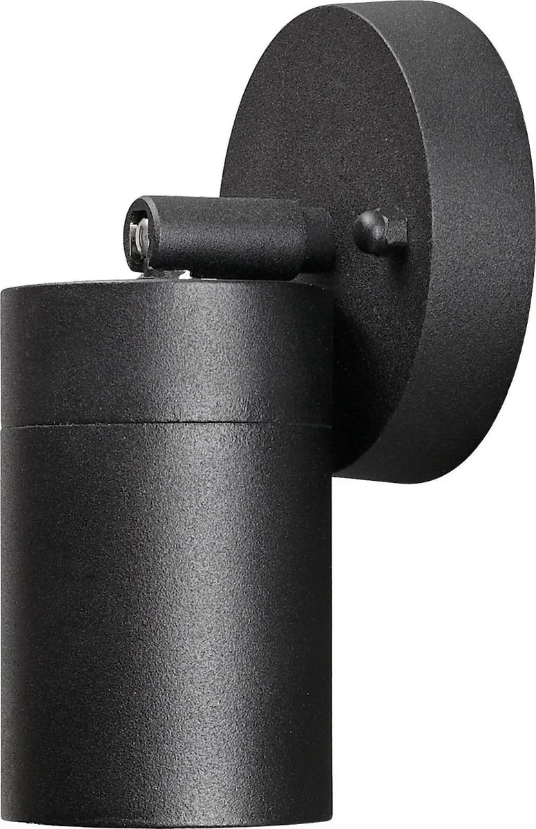 Modena - Wandspot zwenkbaar 15cm - 230V - GU10 - matzwart från Konstsmide i Svart – produktbild