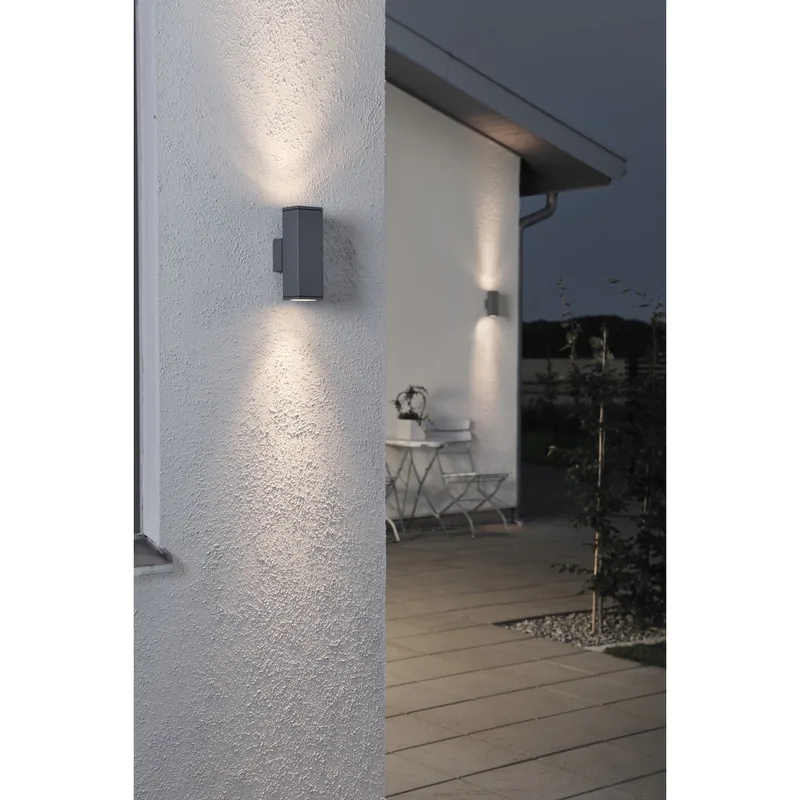 Monza 230V wandarmatuur buitenlamp 20cm, GU10 fra Konstsmide – produktbillede 2 af 3