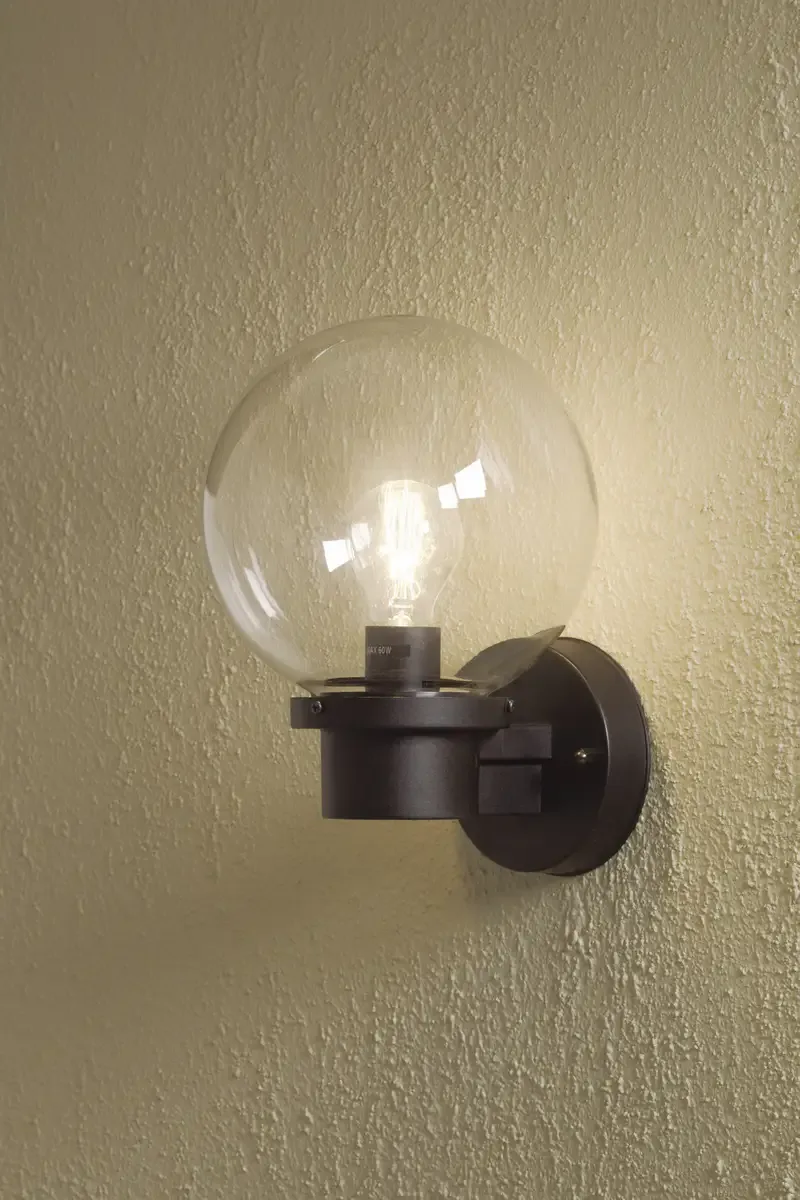 Nemi wandlamp schemer zwart h29cm Konstsmide från Konstsmide i Svart – produktbild