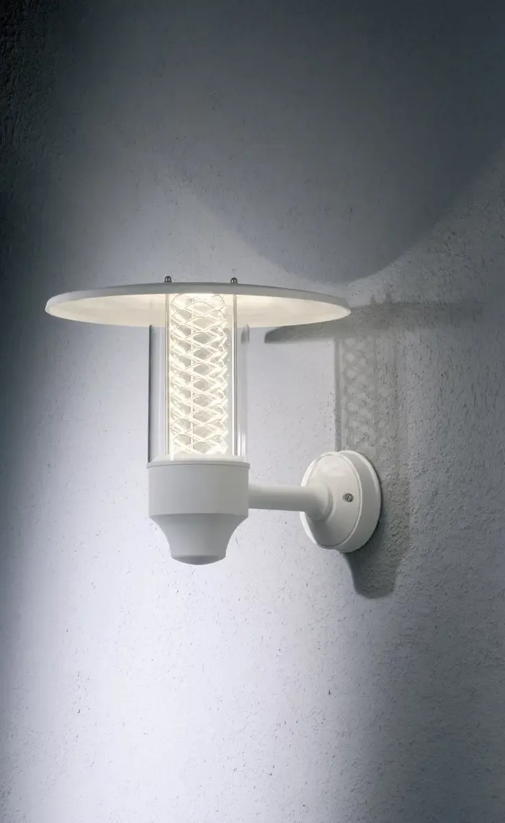 Nova 406-250 Außenwandleuchte Halogen GU10 50 W Weiß von Konstsmide in Weiß – Produktfoto