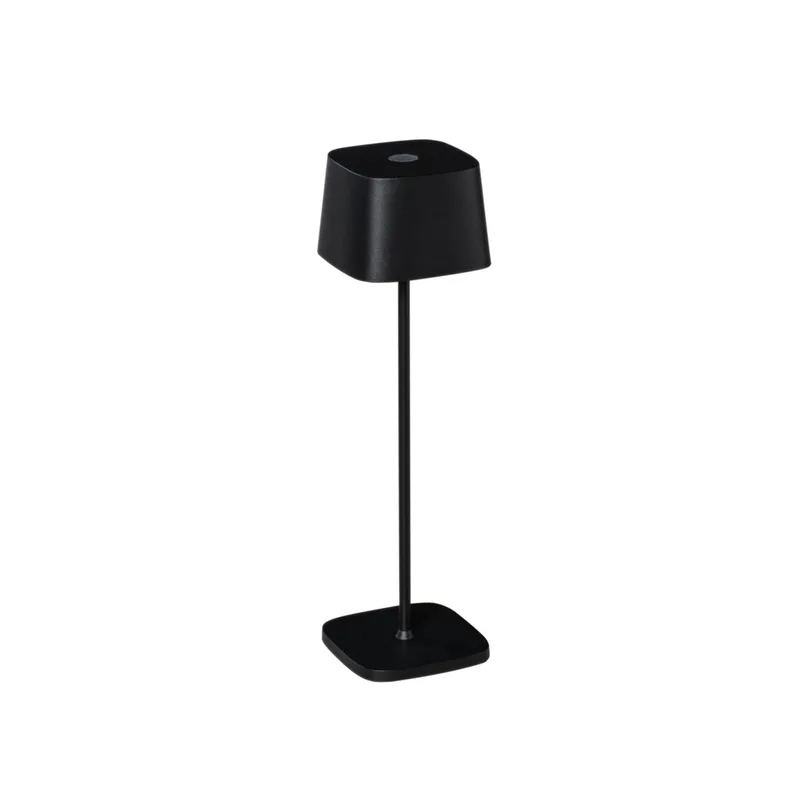 Oplaadbare buitenlamp | draadloze tafellamp | zwart aluminium | LED | voor tuin balkon en terras de Konstsmide – photo produit 1 sur 3