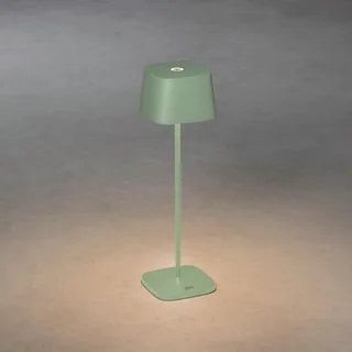 Oplaadbare tafellamp voor buiten | groen | LED | aluminium | draadloos | spatwaterdicht | voor tuin fra Konstsmide – produktbillede 3 af 3