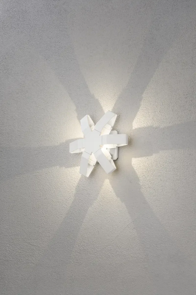 Applique LED extérieure Konstsmide Pescara 7977-250 LED intégrée blanc de Konstsmide en Blanc – photo produit