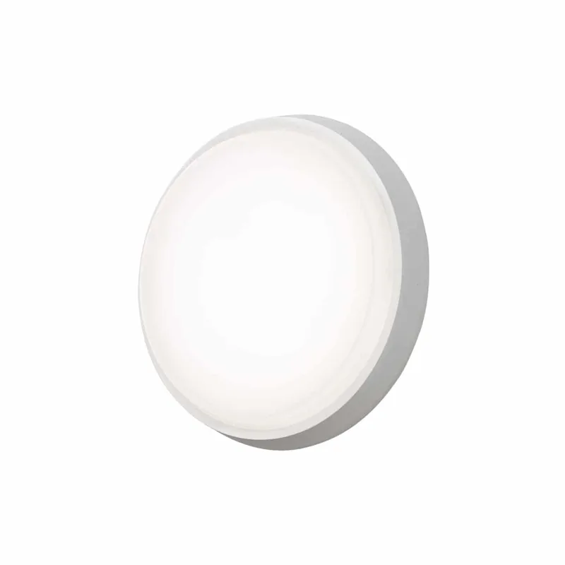 Plafondlamp buiten | 17,5 cm | buitenlampen | wit | acryl | modern | geïntegreerde LED | IP54 von Konstsmide – Produktfoto 1 von 3