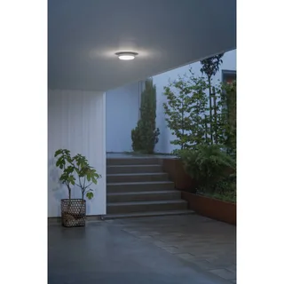 Plafondlamp buiten | 17,5 cm | buitenlampen | wit | acryl | modern | geïntegreerde LED | IP54 von Konstsmide – Produktfoto 2 von 3