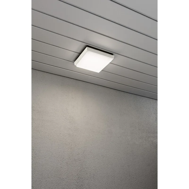 Plafondlamp buiten | 17,5 cm | Buitenlampen | wit | acryl | modern | LED 10 watt | 3000K | 900 lumen von Konstsmide – Produktfoto 2 von 3