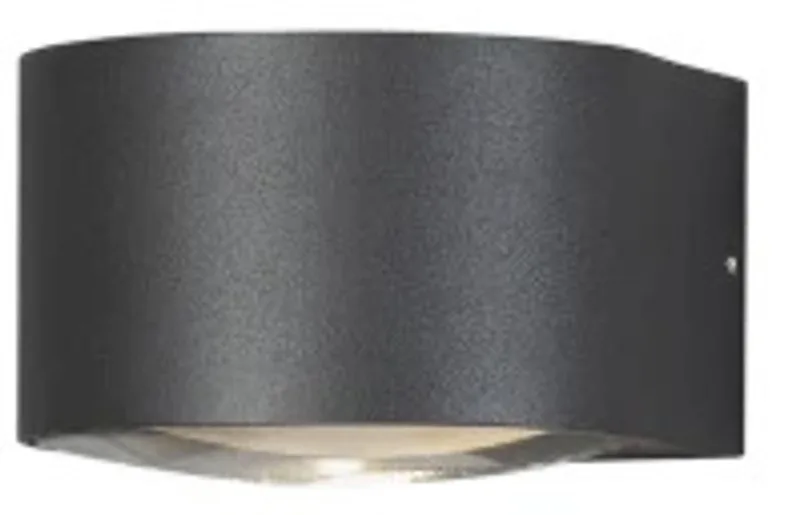 Strakke downlighter Gela - Buiten wandlamp - 6watt by Konstsmide in Anthracite – product photo