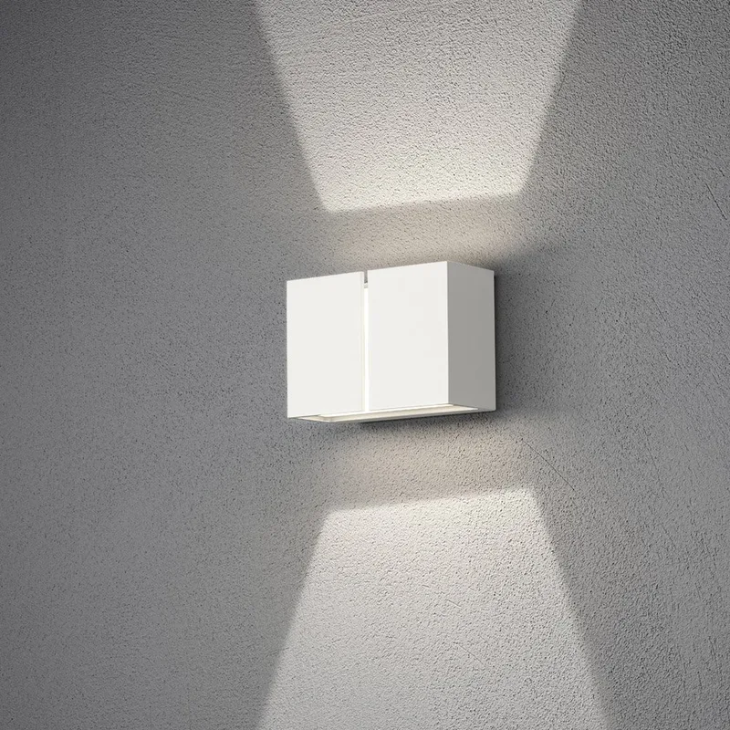 Strakke wandspot Pavia de Konstsmide en Blanc – photo produit