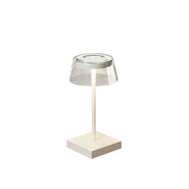 Tafellamp | 11 cm | Scilla | LED | wit | aluminium | modern von Konstsmide – Produktfoto 1 von 3