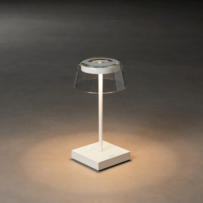 Tafellamp | 11 cm | Scilla | LED | wit | aluminium | modern von Konstsmide – Produktfoto 2 von 3