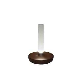Tafellamp | 13,5 cm | Biarritz | LED | bruin wit | roestvrij staal | design verlichting de Konstsmide – photo produit 1 sur 3