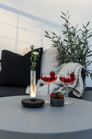 Tafellamp | 13,5 cm | biarritz | LED | goud wit | roestvrij staal | design verlichting de Konstsmide – photo produit 3 sur 3