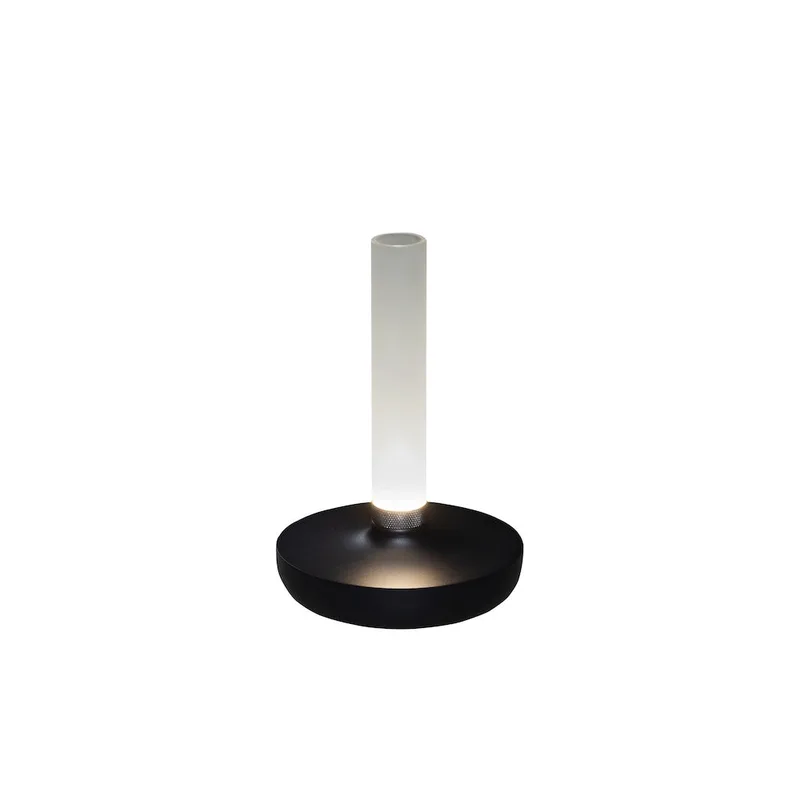 Tafellamp | 13,5 cm | biarritz | LED | zwart wit | roestvrij staal | design verlichting de Konstsmide – photo produit 1 sur 3