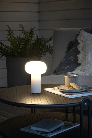 Tafellamp | 17 cm | antibes | LED | wit | aluminium | modern de Konstsmide – photo produit 2 sur 3