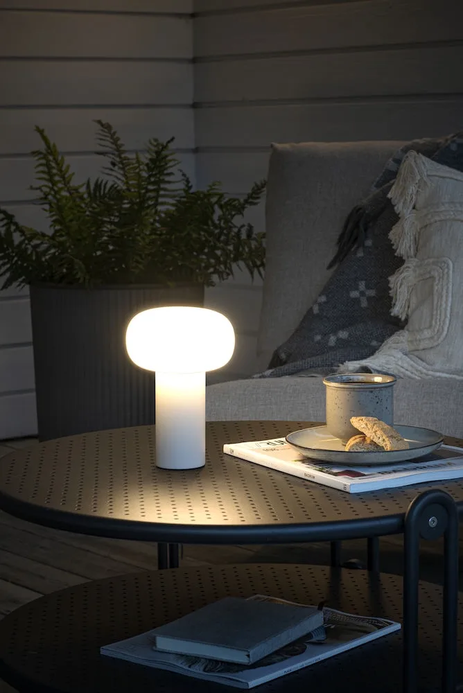 Tafellamp | 17 cm | antibes | LED | wit | aluminium | modern de Konstsmide – photo produit 2 sur 3