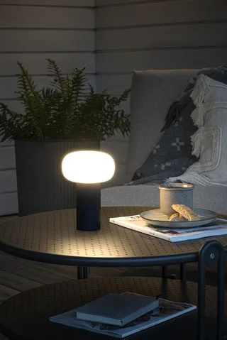 Tafellamp | 17 cm | Antibes | LED | wit zwart | aluminium | modern de Konstsmide – photo produit 2 sur 3