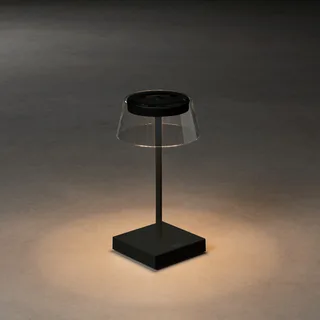 Tafellamp buiten | 11 cm | scilla | LED | transparant zwart | aluminium | modern von Konstsmide – Produktfoto 2 von 3