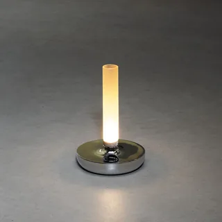 Tafellamp buiten | 13,5 cm | Biarritz | LED | grijs wit zwart | roestvrij staal | design sfeer von Konstsmide – Produktfoto 3 von 3